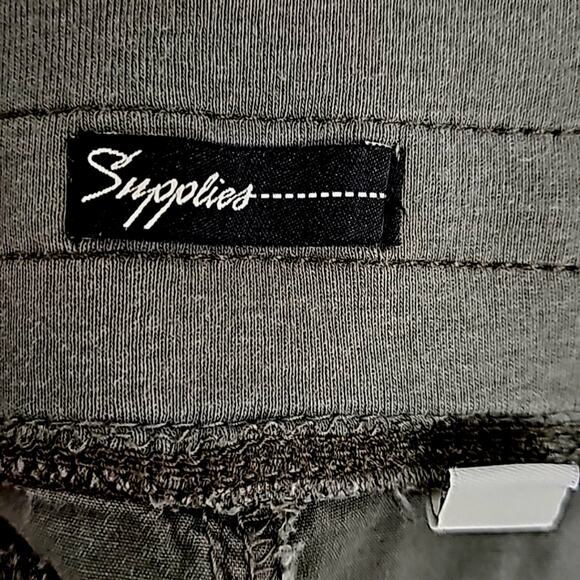 Supplies Women Pull On Drawstring Convertible Roll Up Capri/Long Hiking Pants 14 - Picture 7 of 12